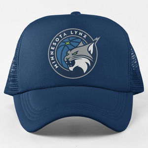 NEW Minnesota Lynx Foam Trucker Mesh Snapback Hat NAVY